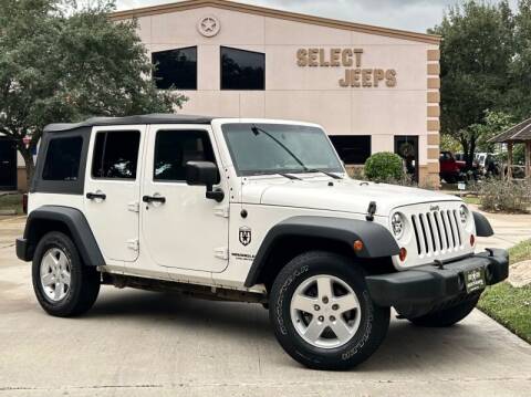 2009 Jeep Wrangler Unlimited for sale at SELECT JEEPS INC in League City TX