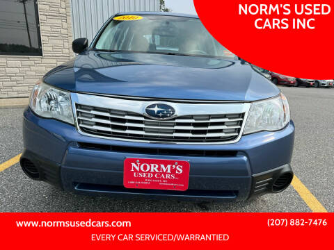 2010 Subaru Forester for sale at NORM'S USED CARS INC in Wiscasset ME