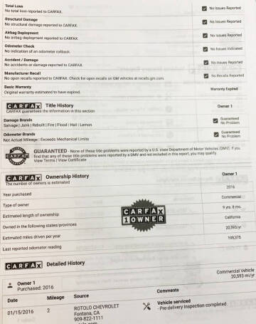 2016 Chevrolet Express 2500