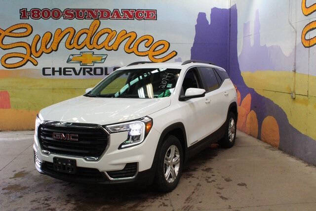 Used 2022 GMC Terrain SLE with VIN 3GKALTEV0NL210744 for sale in Grand Ledge, MI