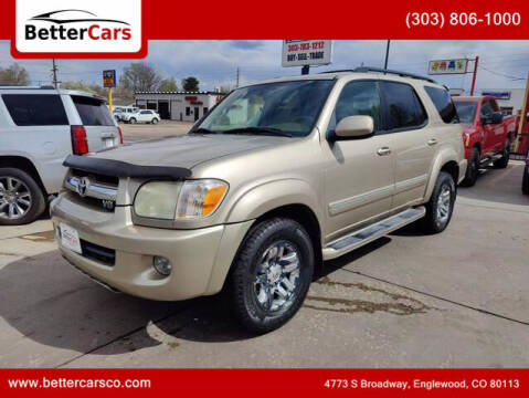 2005 Toyota Sequoia for sale at Better Cars in Englewood CO