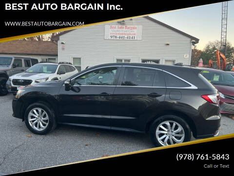 2016 Acura RDX for sale at BEST AUTO BARGAIN inc. in Lowell MA