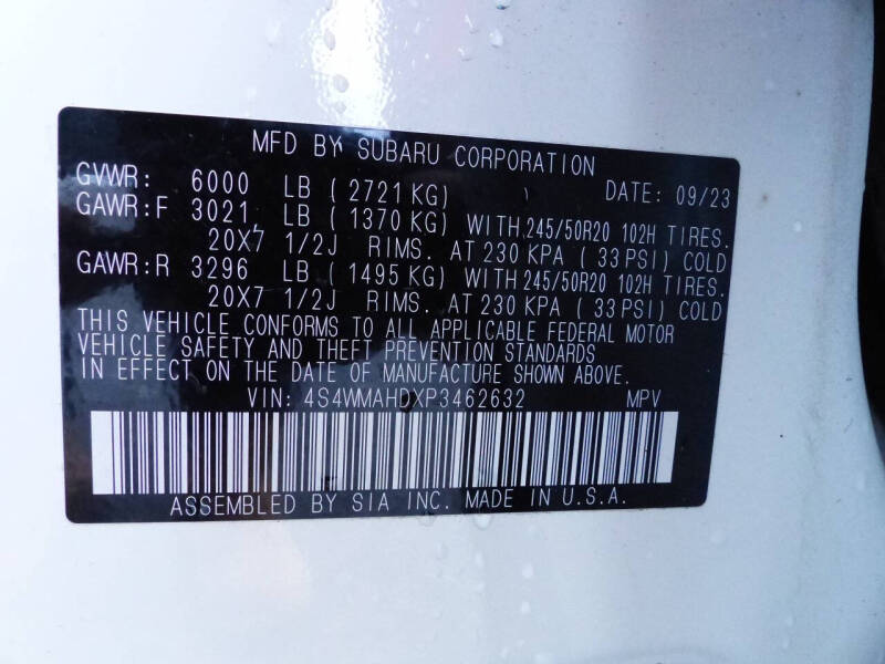 2023 Subaru Ascent Onyx Edition