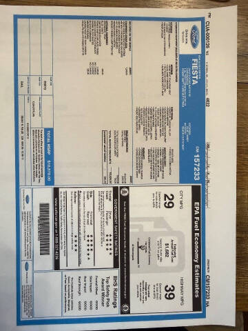 2012 Ford Fiesta SE