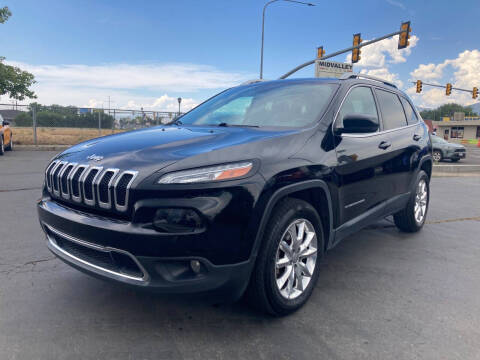 2017 Jeep Cherokee for sale at UTAH AUTO EXCHANGE INC in Midvale UT