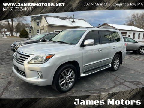 2015 Lexus LX 570 for sale at James Motors Inc. in East Longmeadow MA