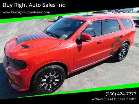 2018 Dodge Durango for sale at Buy Right Auto Sales Inc in Fort Wayne IN