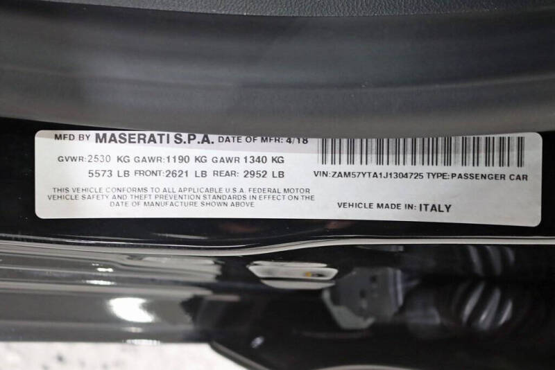 2018 Maserati Ghibli SQ4