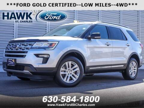 2019 Ford Explorer for sale at Hawk Ford of St. Charles in Saint Charles IL