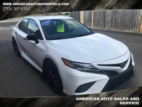 2019 Toyota Camry for sale at AMERICAN AUTO SALES AND SERVICE in Marshfield WI