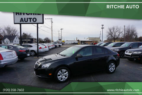 2013 Chevrolet Cruze for sale at Ritchie Auto in Appleton WI