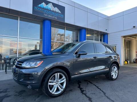 2012 Volkswagen Touareg for sale at Rocky Mountain Motors LTD in Englewood CO