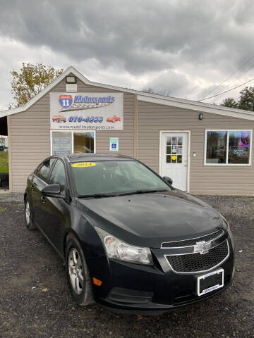 2014 Chevrolet Cruze for sale at ROUTE 11 MOTOR SPORTS in Central Square NY