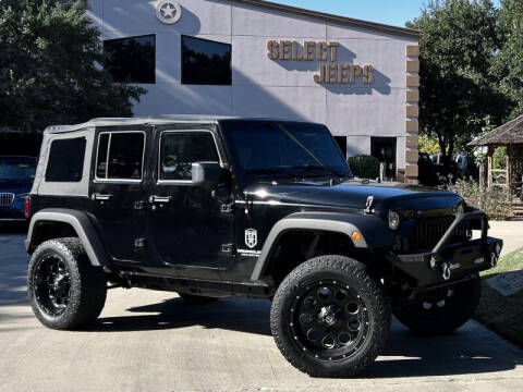 2008 Jeep Wrangler Unlimited for sale at SELECT JEEPS INC in League City TX