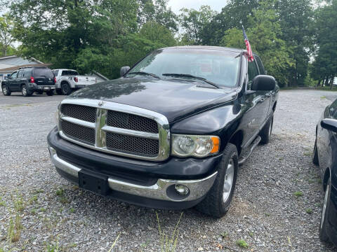 2002 Dodge Ram Pickup 1500 for sale at Noble PreOwned Auto Sales in Martinsburg WV