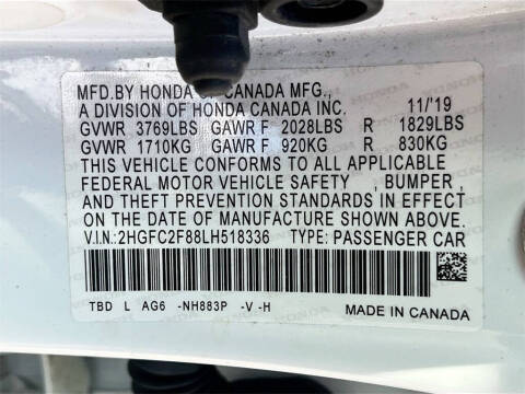 2020 Honda Civic Sport