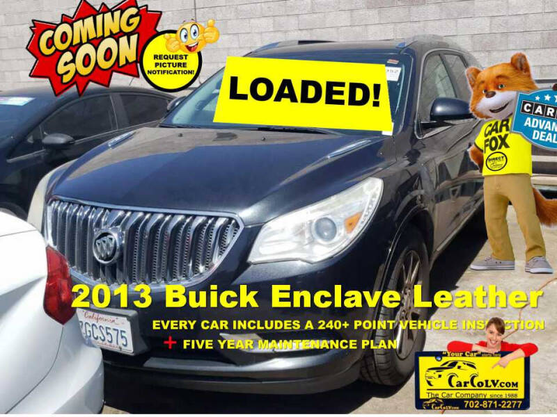 2013 Buick Enclave for sale at The Car Company in Las Vegas NV