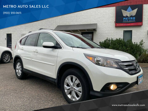 2013 Honda CR-V for sale at METRO AUTO SALES LLC in Lino Lakes MN