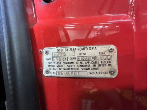 1972 Alfa Romeo Spider