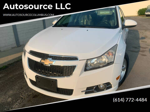 2013 Chevrolet Cruze for sale at Autosource LLC in Columbus OH