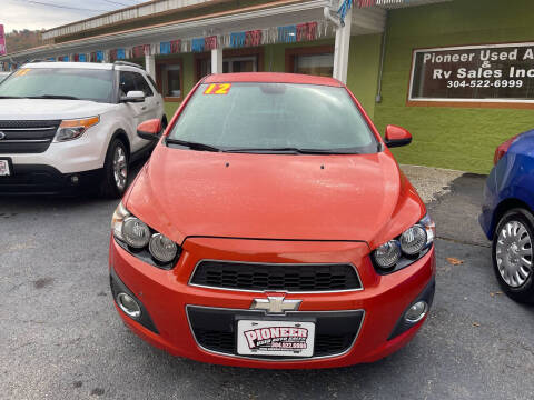 2012 Chevrolet Sonic for sale at PIONEER USED AUTOS & RV SALES in Lavalette WV