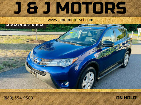 2015 Toyota RAV4 for sale at J & J MOTORS in New Milford CT