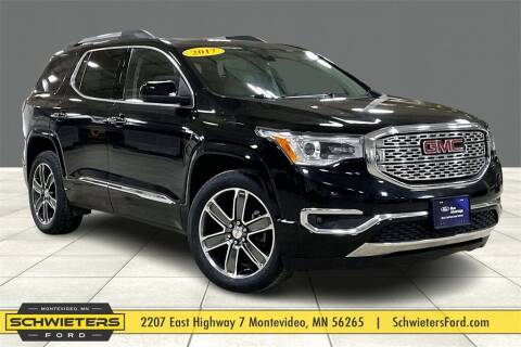 2017 GMC Acadia for sale at Schwieters Ford of Montevideo in Montevideo MN