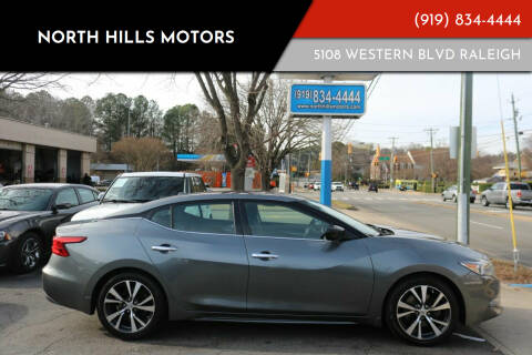 2017 Nissan Maxima for sale at NORTH HILLS MOTORS in Raleigh NC