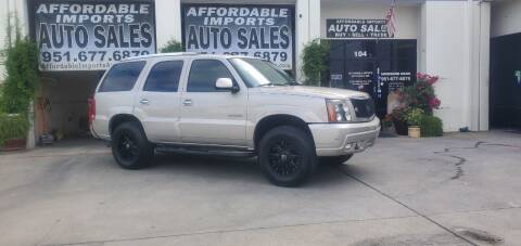 2005 Cadillac Escalade for sale at Affordable Imports Auto Sales in Murrieta CA