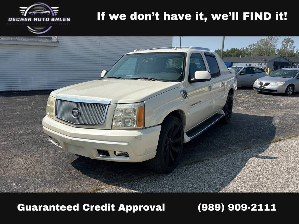 2004 Cadillac Escalade EXT for sale at DECKER AUTO SALES in Bay City, MI