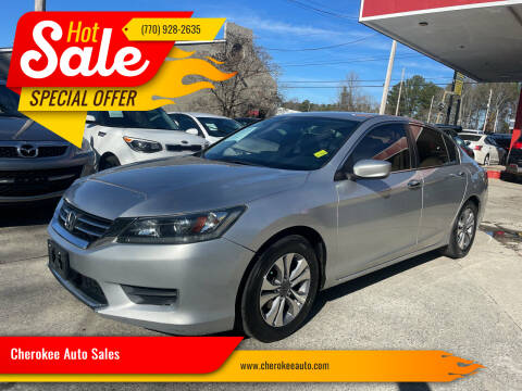 2014 Honda Accord for sale at Cherokee Auto Sales in Acworth GA
