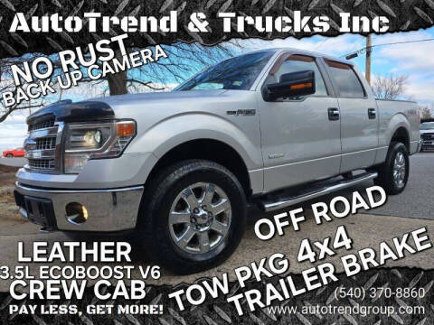 2014 Ford F-150 for sale at AutoTrend & Trucks Inc in Fredericksburg VA