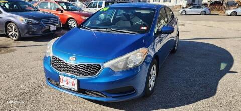 2014 Kia Forte for sale at Union Street Auto LLC in Manchester NH