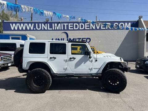 2014 Jeep Wrangler Unlimited for sale at Unlimited Auto Sales in Denver CO