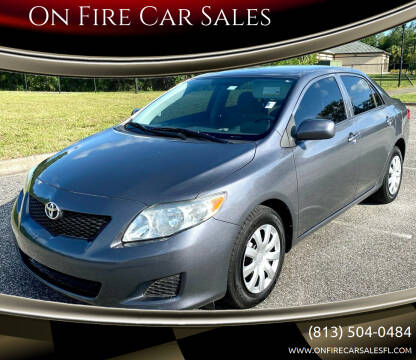 2009 Toyota Corolla for sale at On Fire Car Sales in Tampa FL