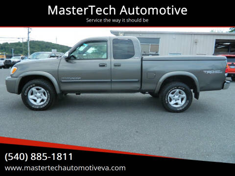 2003 Toyota Tundra for sale at MasterTech Automotive in Staunton VA