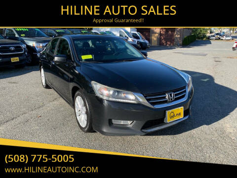 2013 Honda Accord for sale at HILINE AUTO SALES in Hyannis MA