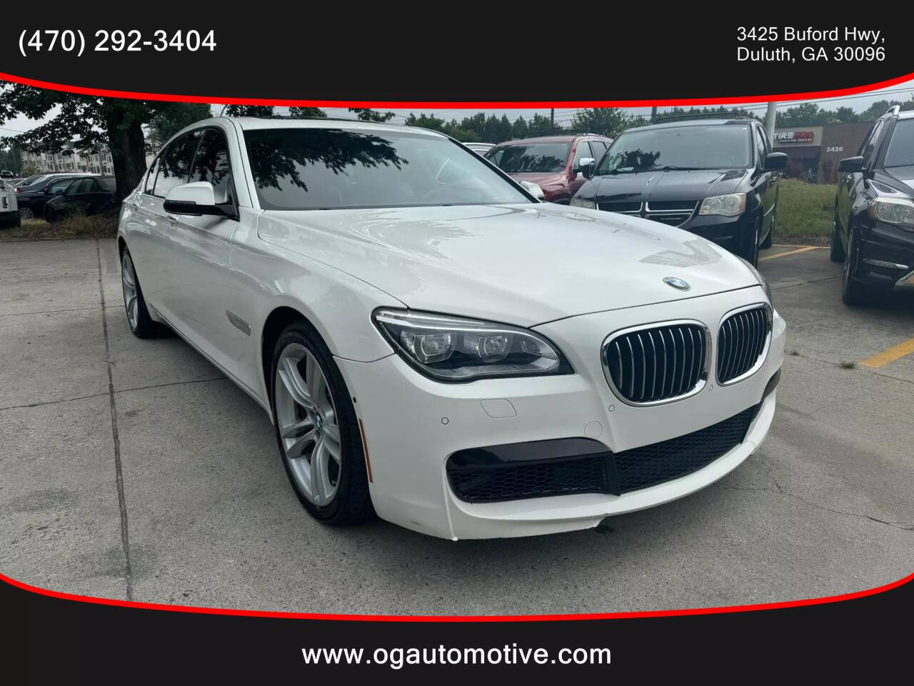 2013 BMW 7 Series for sale at OG Automotive, LLC. in Duluth, GA