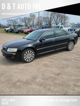2005 Audi A8 L for sale at D & T AUTO INC in Columbus MN
