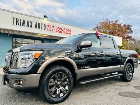 2017 Nissan Titan for sale at Trimax Auto Group in Norfolk VA