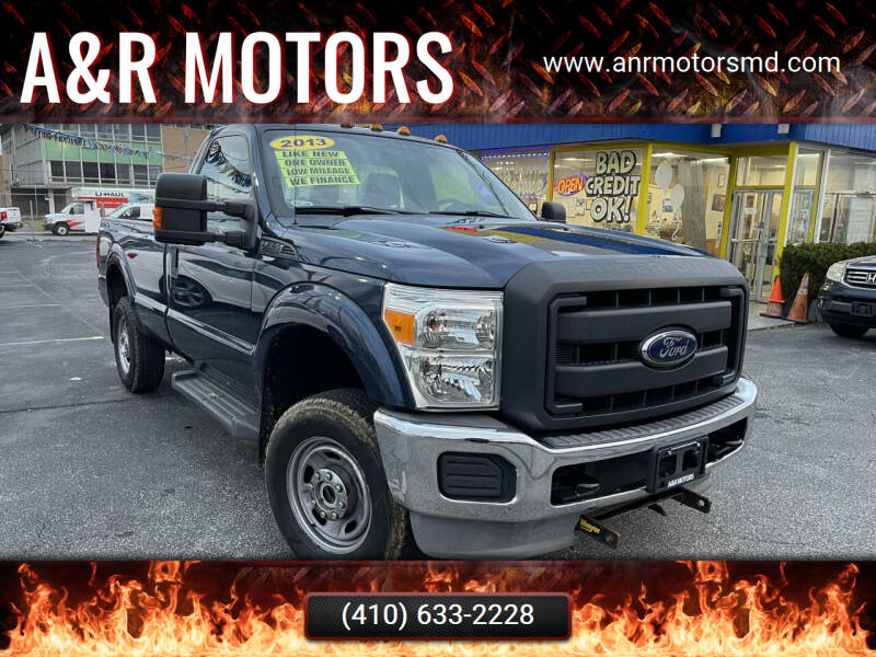 2013 Ford F-250 Super Duty for sale at A&R MOTORS in Baltimore MD