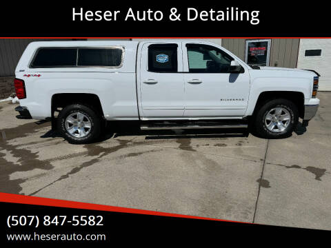 2015 Chevrolet Silverado 1500 for sale at Heser Auto & Detailing in Jackson MN