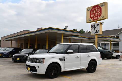 2012 Land Rover Range Rover Sport for sale at Houston Used Auto Sales in Houston TX