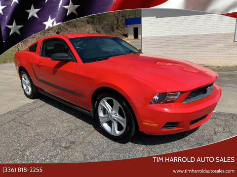 2010 Ford Mustang for sale at Tim Harrold Auto Sales in Wilkesboro NC