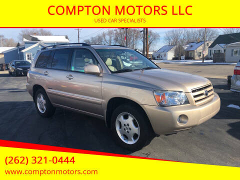 2006 Toyota Highlander for sale at COMPTON MOTORS LLC in Sturtevant WI