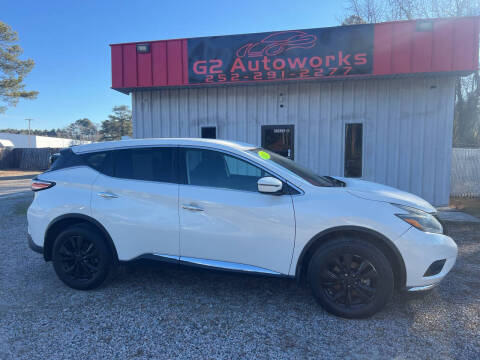 2018 Nissan Murano for sale at G2 Autoworks in Elm City NC