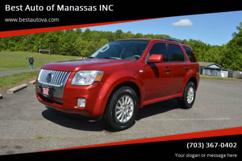 2009 Mercury Mariner for sale at Best Auto of Manassas INC in Manassas VA