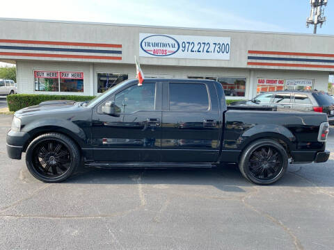 2008 Ford F-150 for sale at Traditional Autos in Dallas TX