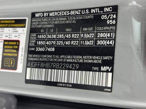 2024 Mercedes-Benz GLS Mercedes-Maybach GLS 600 4MATIC