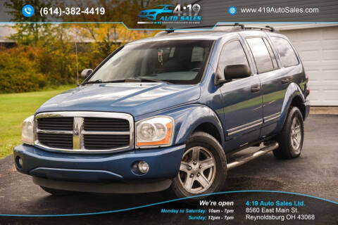 2006 Dodge Durango for sale at 4:19 Auto Sales LTD in Reynoldsburg OH